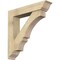 Ekena Millwork Balboa Traditional Rough Sawn Bracket w/ Offset Brace, Douglas Fir, 8"W x 40"D x 40"H BKT0806X40X40BOA01RDF - alternate 1